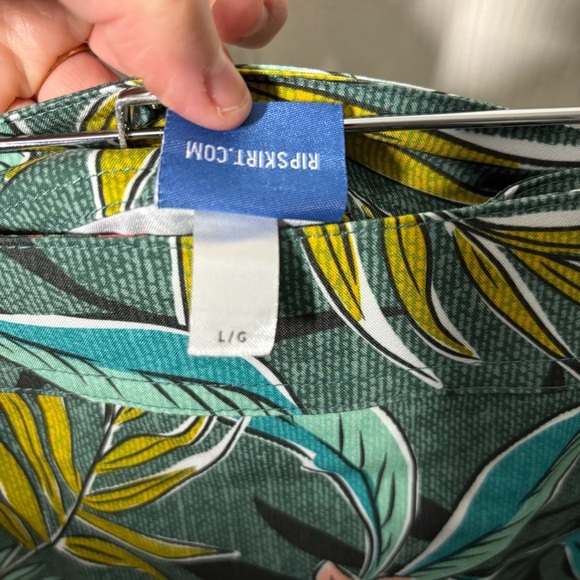 Ripskirt Hawaii Floral Print Wrap Skirt Size Large Bali Jungle Tropical Length 2 - Picture 4 of 9